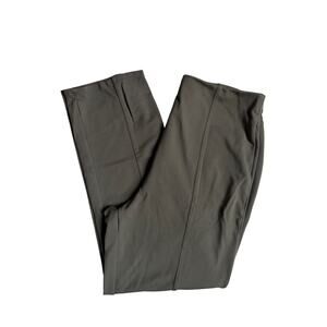 Halara Flex™ High Waisted Pocket Slim Work Pants (Oil Green) - XL